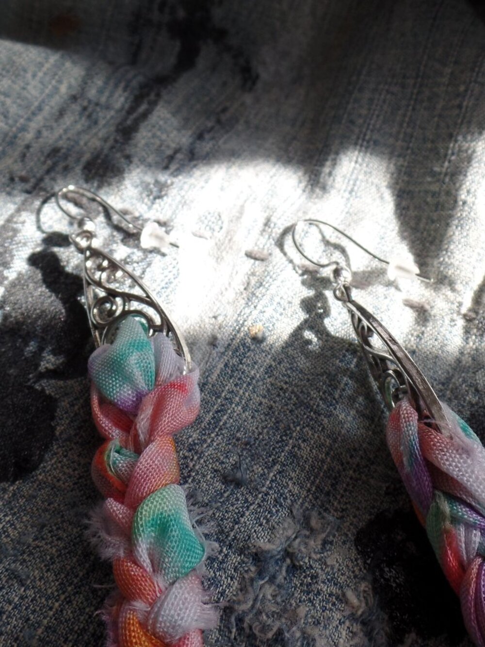 Hand Crafted SWAG Earrings GROOVY - Picture 6 of 7